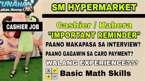 Cashier Tips Mahirap Ba Maging Kahera Nakakapagod Pero Masaya