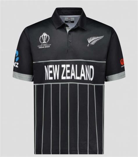 New Black Caps Odi World Cup Jersey 2023 New Zealand Cricket Odi Wc