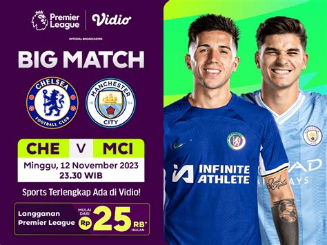 Jadwal Dan Link Streaming Chelsea Vs Man City Liga Inggris 2324 Vidio