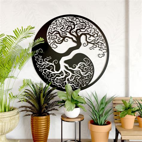 Tree Of Life Metal Wall Art Wall Hangings Wall Decor Etsy