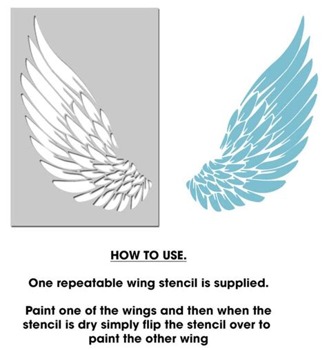 How To Use The Wing Stencil