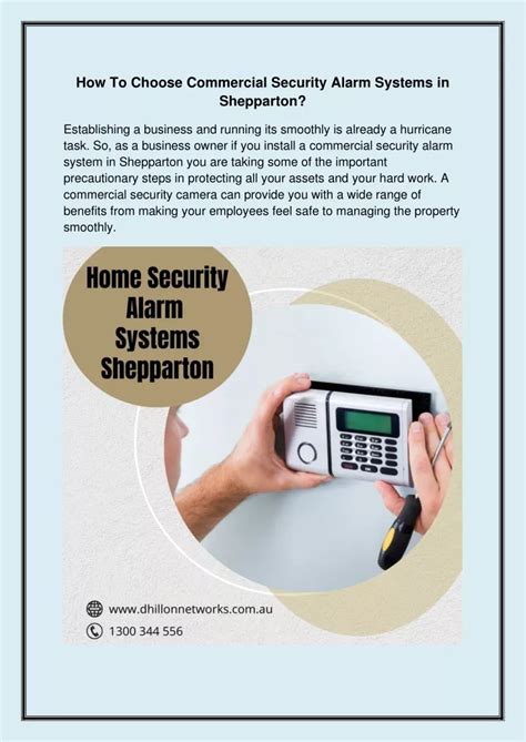 PPT How To Choose Commercial Security Alarm Systems In Shepparton