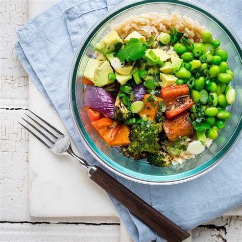 Edamame Veggie Rice Bowl Recipe Eatingwell