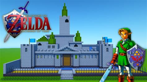 Minecraft Tutorial How To Make Hyrule Castle The Legend Of Zelda