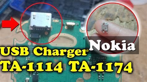 How To Change USB Charger Port For Nokia TA 1174 Nokia TA 1114