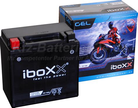 GEL Motorradbatterie 12V 12Ah 51214 YTX14 BS SLA 12 12 Gelbatterie