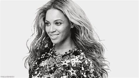 black and white beyonce smile gif | WiffleGif