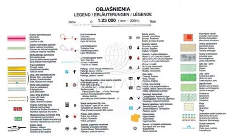 TRÓJMIASTO LAMINOWANY PLAN MIASTA MAPA