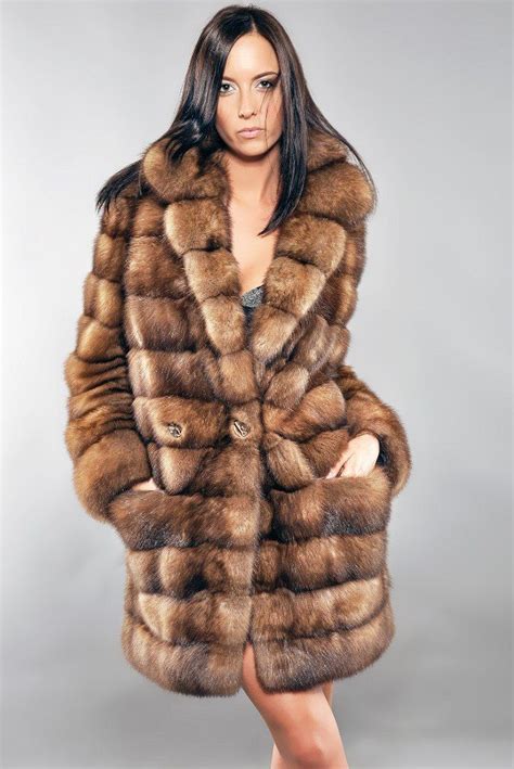 Sable Fur Jacket Fur Fashion Fashion Sable Fur Coat