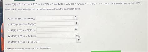 Solved Given F12f15f27f25 ﻿and