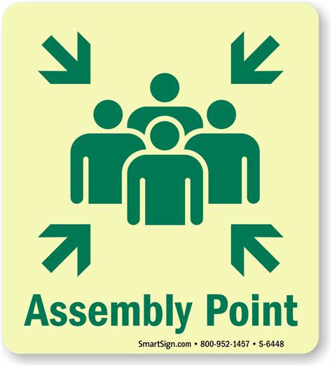 Evacuation Assembly Area Signs Assembly Point Signs