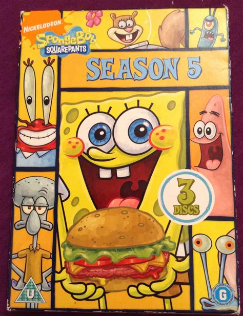 SpongeBob SquarePants Season 5 DVD #spongebob #spongebobsquarepants | Spongebob, Squarepants ...