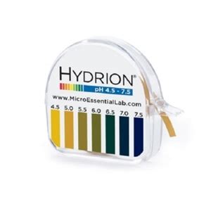 Hydrion Ph Paper Single Roll American Screening Corp