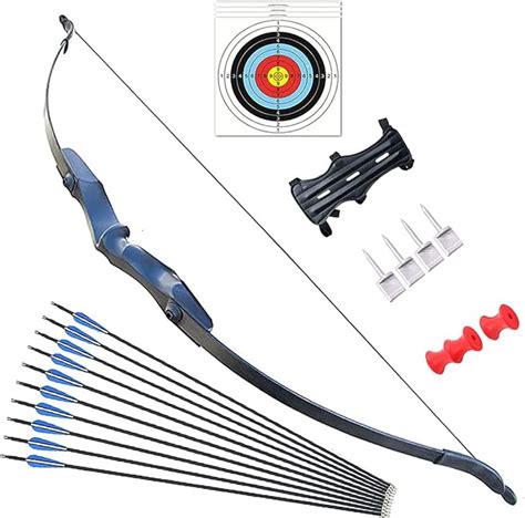 Monleap Archery Recurve Bow And Arrows Set For Adults Right Hand