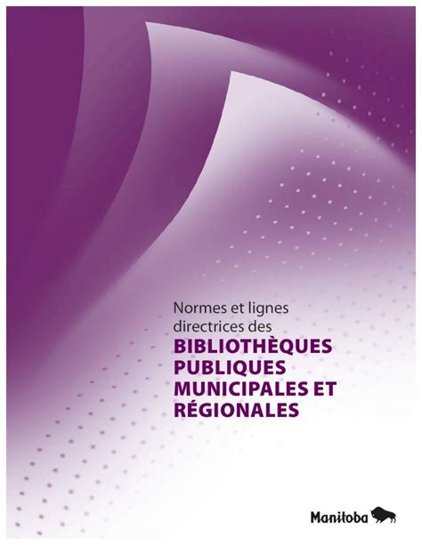 Pdf Normes Et Lignes Directrices Des Biblioth Ques Publiques