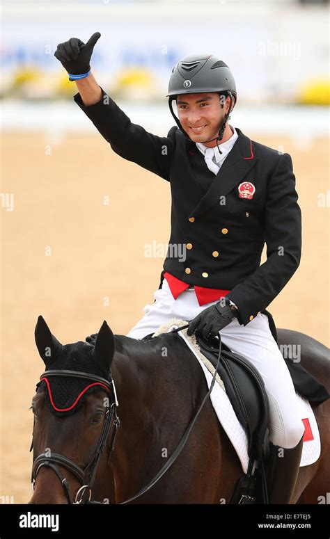 Incheon South Korea 24th Sep 2014 Hua Tian Of China Competes During