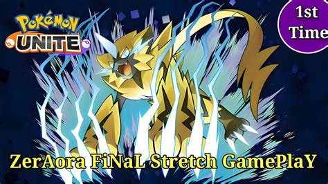 Zeraora Best Gameplay With Power Full Unite Move Strategypokemon Unite Gaming Nex