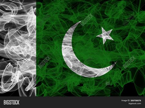 Pakistan Smoke Flag On Image Photo Free Trial Bigstock