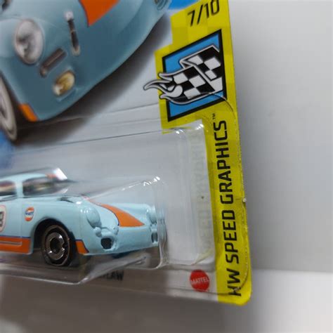 Porsche 356 Outlaw Gulf Hot Wheels 2021 Speed Graphics Gry45