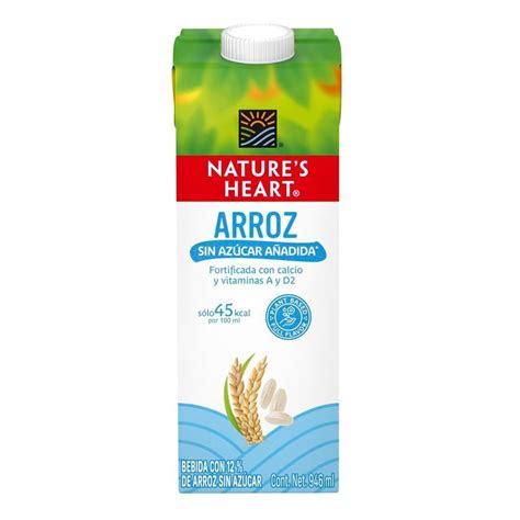 Bebida Vegetal Natures Heart Sabor Arroz Sin Azúcar 946 Ml Walmart