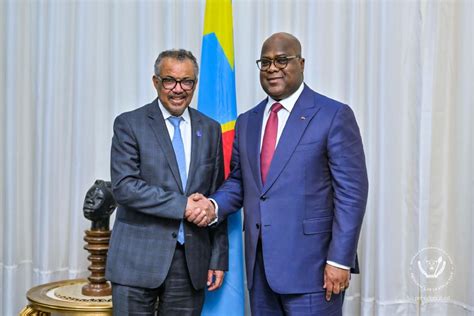 Re U Par Le Pr Sident F Lix Tshisekedi Le Directeur G N Ral De Loms