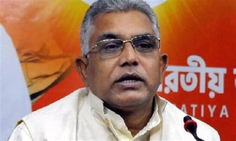 Bjp Leader Dilip Ghosh Criticises Tmc Over Violence Erupting In The State