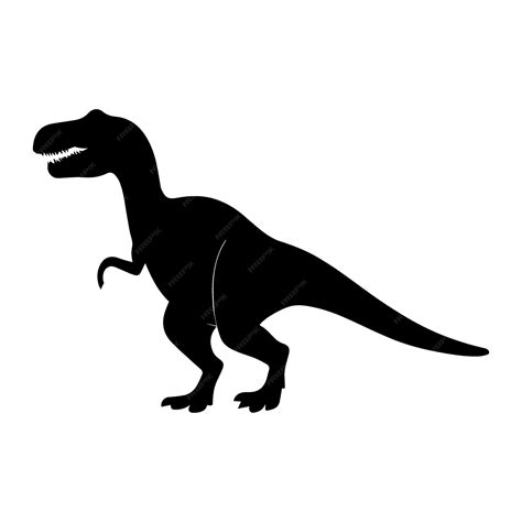 Premium Vector | A dinosaur vector silhouette