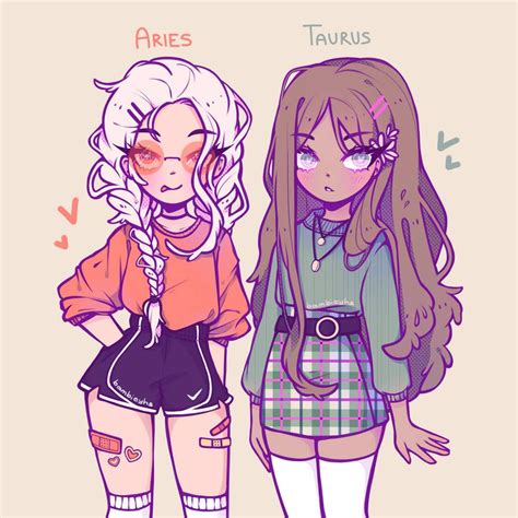 ZODIAC: Aries and Taurus by birdyblu on DeviantArt | Trajes de ...