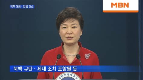 박 대통령 북핵 대응·입법 호소 오늘 대국민담화 네이트 뉴스