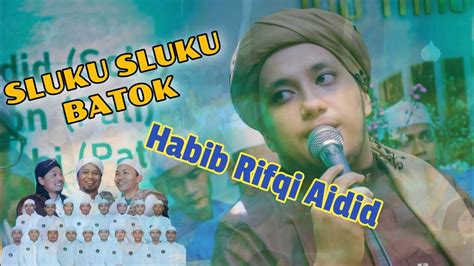 Habib Rifqi Aidid Sluku Sluku Batok Hubbun Nabi Pati Malangan