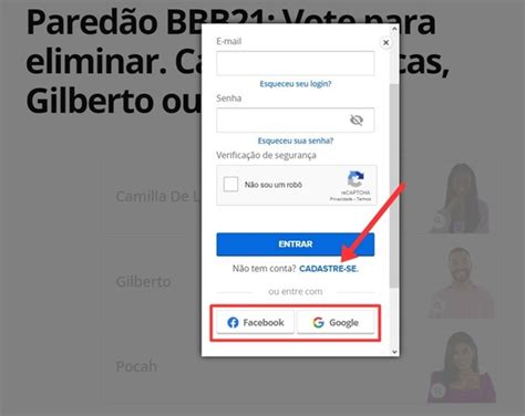 Paredão Bbb 21 Como Votar Para Eliminar Camilla Gilberto Ou Pocah