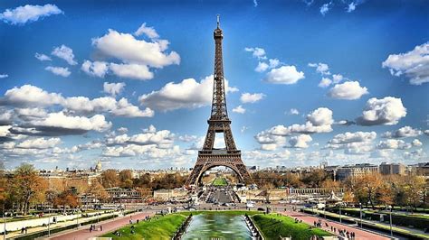 Hd Wallpaper Eiffel Tower Paris France Architecture Old Building