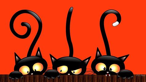 Cute Cat Halloween Backgrounds