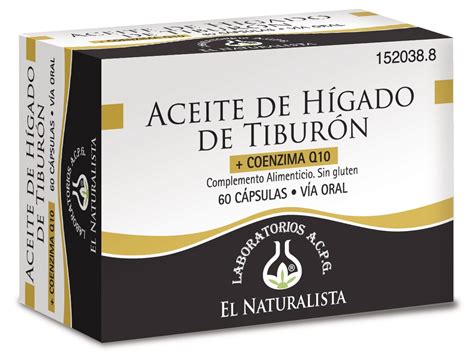 El Naturalista Aceite de Hígado de Tiburón 60 cápsulas Blog de farmacia