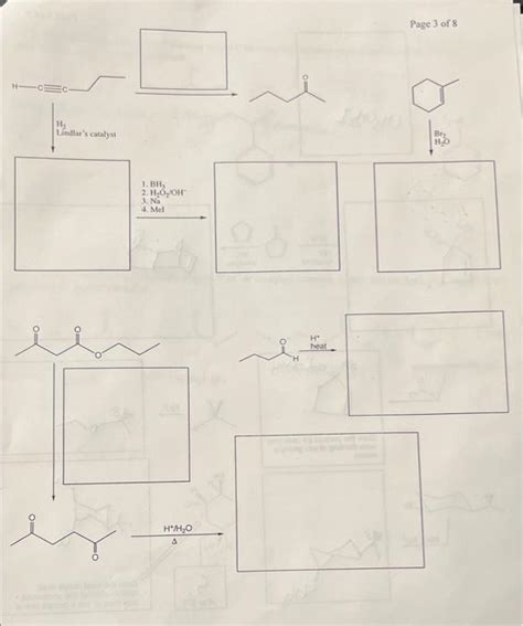 Solved FO H₂ Lindlar s catalyst OF 1 BH 2 H₂O OH 3 Na 4 Chegg