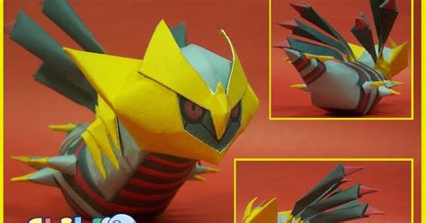 PaperPokés - Pokémon Papercraft: GIRATINA ORIGIN FORME CHIBI