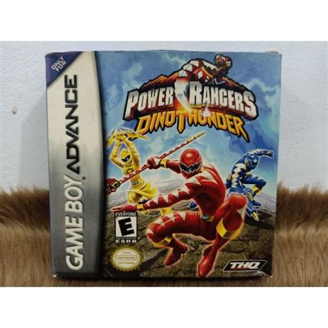 Gameboy Advance GBA Power Rangers Dino Thunder, Video Gaming, Video ...