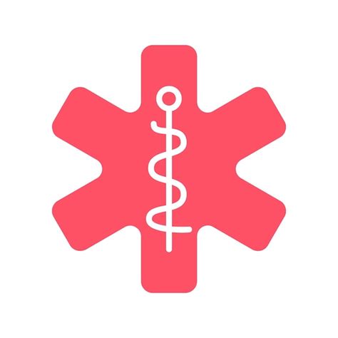 Premium Vector Medical Symbol Set Icon Caduceus Emergency Sign