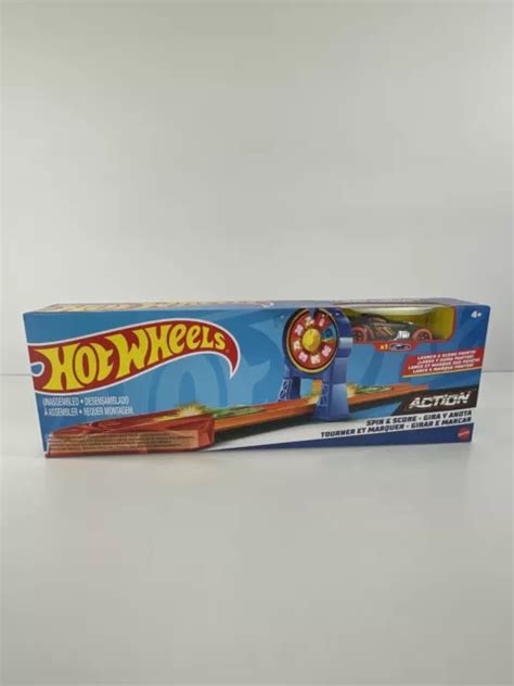HOT WHEELS ACTION Track Set Spin Score Mit Auto Mattel Neu EUR 9 16 PicClick DE