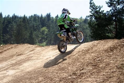 ATV Motocross Rider Over A Jump Editorial Photography Image Of Cross