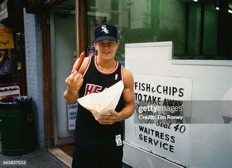 Marky Mark, singer and rapper of the Funky Bunch, posing with a... News Photo - Getty Images