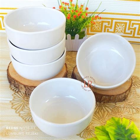 Jual Rice Bowl Ceramic Porcelen Korea Style Mangkok Keramik Jepang