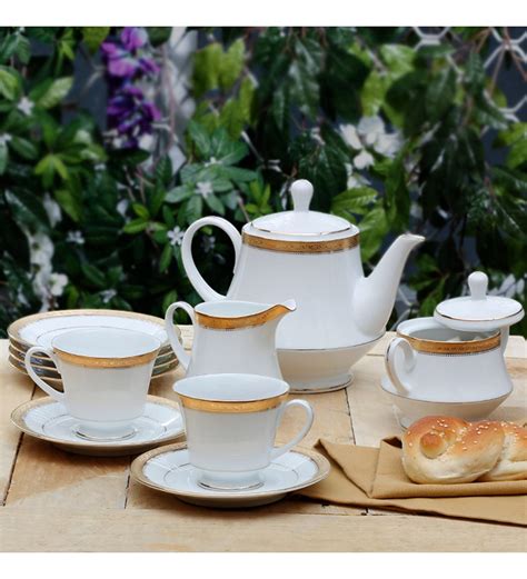 Buy Noritake Signature Gold Porcelain Piece Tea Set Online Teapots