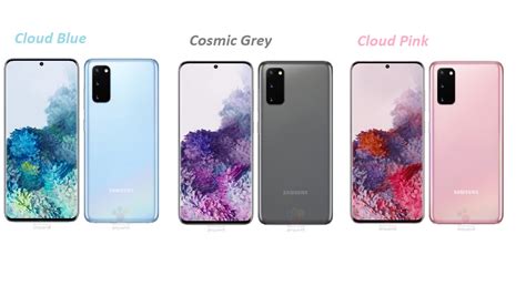 Samsung Galaxy S20 Colour Options Revealed Phoneworld