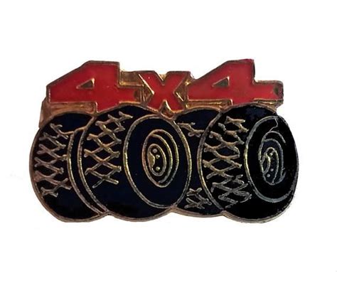 4x4 Truck Vintage Enamel Pin Lapel Badge T Truckin Pinback Etsy