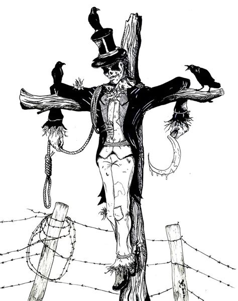 Scarecrow Drawing At Getdrawings Free Download