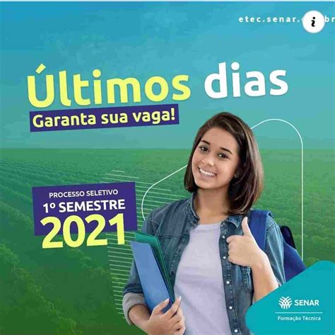 Senar Abre Curso T Cnico Inscri Es Gratuitas Para Rond Nia