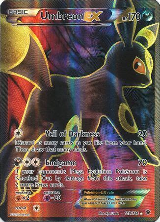 Umbreon EX 119 124 Full Art Ultra Rare XY Fates Collide Singles