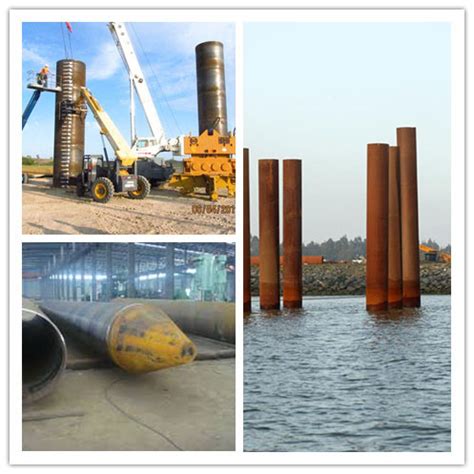 ASTM ASME A252 SA252 Steel Piling Pipe China Steel Pile And Pile