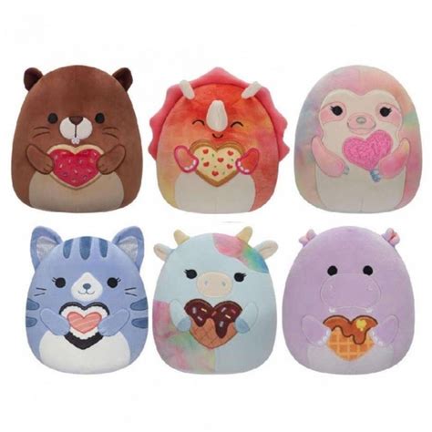 Mirax Hobbies IMEX SQVA00854 SQUISHMALLOWS PELUCHE VALENTIN 19CM A